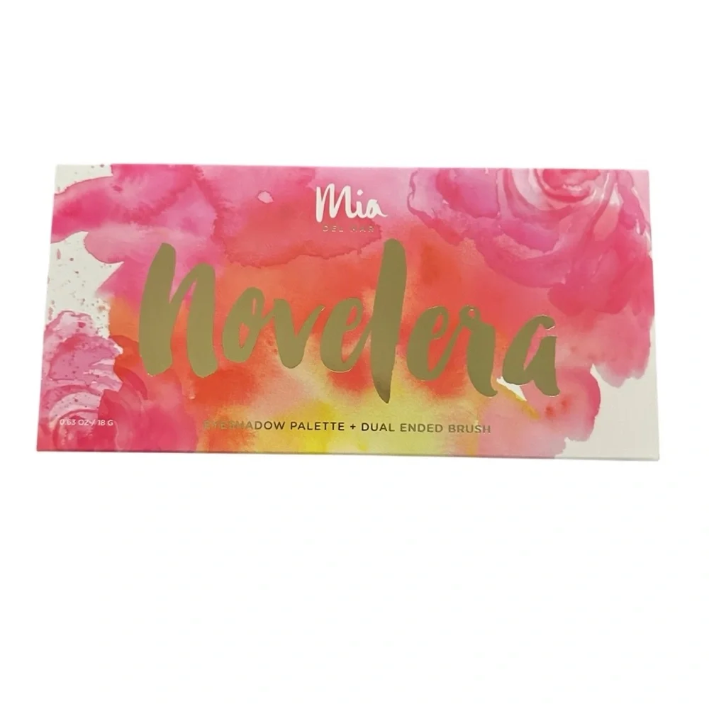 Mia del Mar Novalera Eyeshadow Palette 12 Pan‎ w/dual brush NIB